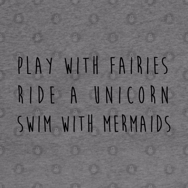 Play With Fairies Ride A Unicorn Swim With MerMaids by hothippo